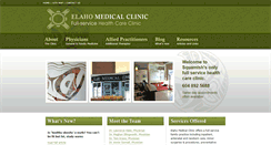 Desktop Screenshot of elahoclinic.com